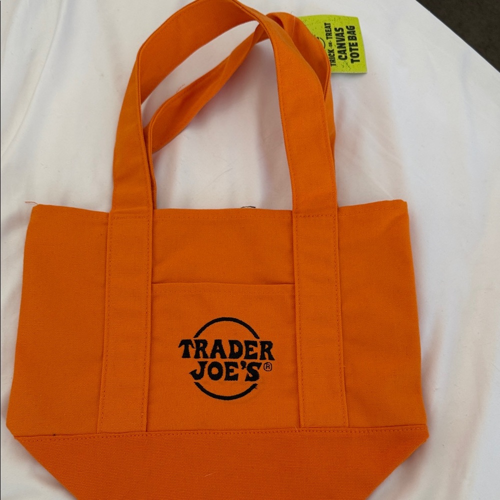 Trader Joe's Orange Tote Bag